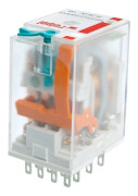 Industrirelä R4N-2014-23-1012-WTLD 4P-kontakter, max belastning 6A/230VAC, spole 12VDC, WTLD