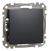Schneider Electric Sedna Design 1-polig tryckknapp svart antracit
