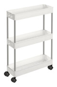 Vagn vit med 3 niv�er 40 x 12,5 x 60 cm (L x B x H)