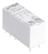 Miniatyrrelä RM84-2012-35-1012 elektromagnetiskt, kontakter: 2P, spole: 12VDC, lastström: 8A, delning 5mm
