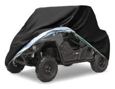 UTV-överdrag, Side by Side-överdrag Vattentätt Tjockt Utomhusförvaring Vattentätt Svart Skydd 114.17\"x 59.06\"x 74.80\"