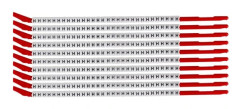 Clip Sleeve Wire Markers SCN-10-H, Black, White,