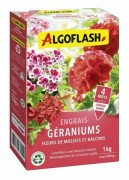 Geranium gödselmedel, blommor av sängar och balkonger - Algoflash naturasol - 1 kg