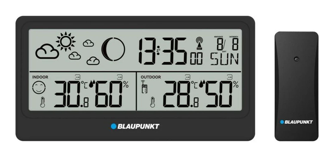 Multifunktion Weather Station Blaupunkt WS20BK
