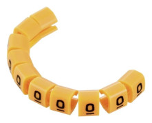 Mærkningsclip TRU COMPONENTS TC-MB1/0203 1593394 Orange 10 stk