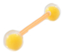 Les Trésors De Lily [I9450] - Flexibel tungpiercing 'Coloring' orange orange