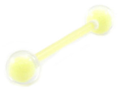 Les Trésors De Lily [I9453] - Flexibel tungpiercing 'Coloring' gul gul