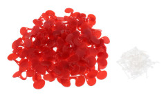 100 st Pinless Peepers Kyckling Fasan Fjäderfä Skyddsglasögon Glasögon 5.4x2.3cm röd