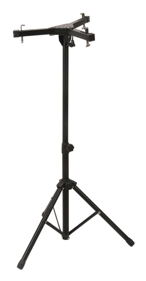 11-tums 12-tums Mute Drum Bracket Dumb Drum Stand Drum Pad Percussion Silencer Pad Holder Practice svart