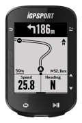 8 Språk Cykelhastighetsmätare Vattentät Cykelvägsnavigering Mileometer Multifunktionell svart
