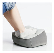 Spot supply ny PVC flockande uppblåsbar trampdyna utomhus fotmassage trampdyna flockande trampdyna grå