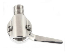 84mm/3,3 tum Marin VHF Antennfäste 316 Rostfritt Stål 306 Justerbar Ratschfäste