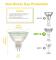 Mr16 Spot Light Bulb, 12v 20w Light Bulb, Gu5.3 Light Bulb Dimmable , 2 Pin Halogen Light Bulbs Warm White 2700k, Pack Of 12 (mr16-20w-12p) (FMY)