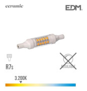 Linjär LED-lampa 78mm R7S 5,5W 600 lm 3200K Varmljus Keramisk Bas EDM 3200K
