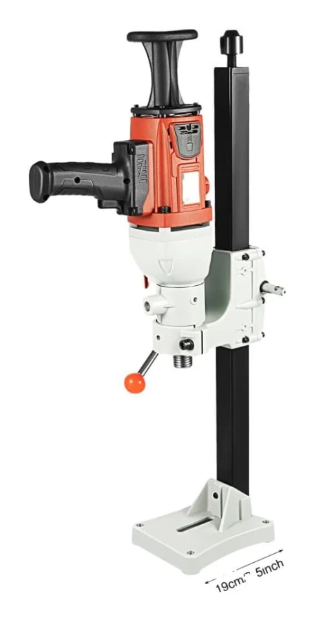 Kärnborr Magnetborr, 2200 W Effekt, 1200 RPM Hastighet, För Våt och Torr Användning,Röd