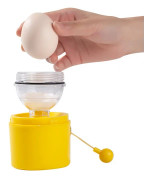 Ägg Slicer Ägg Maker, Ägg Scrambler Shaker Visp Handdriven Golden Egg Maker Ägg Ägggula Mixer Köksredskap