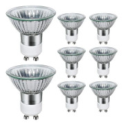 8-pack GU10 Halogenlampor 35W, 220V GU10 Halogen Spotlight 2800K Varmvit