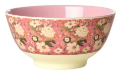 Rice Skål Melamin M (Alison Flower Print)