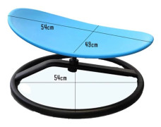 Rotationssensory stol, Förbättrar balans, Hållbar design, Idealisk för klassrumsanvändning,Blå
