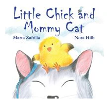 Little Chick and Mommy Cat