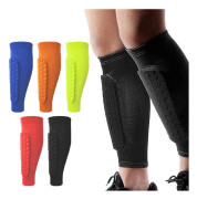 Fluorescent Green Kids' Soccer Shin Guards, Compatible with Various Brands [JUN] Fluorescent Green S_OF fluorescent green S