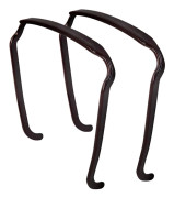 Hårband för lockigt hår, 2 st solglasögonhårband, brunt fyrkantigt hårband, unisex frisyrfixeringsverktyg för lockigt tjockt hår 1 styck (2-pack)