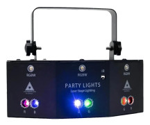 Disco Ljus Partyljus, 9 Ögon LED RGB, DMX Kontroll