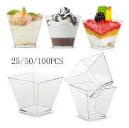Glad*Plastglas för dessert, 100 st