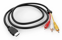 HDMI till RCA-kabel 1,5 m HDMI till 3RCA-kabel Ljud Video AV-komponent Konverter Adapterkabel