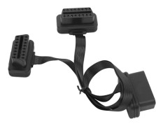 16-stifts OBD2-förlängningskabel 1 till 2 Honkontaktdelare Universal Bildiagnostiskt Verktyg