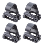 4-pack Snorkel Clips Universal Snorkel Holder Snorkel Keeper Air Tube Holder Set for Diving Snorkeling Equipment
