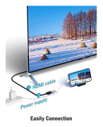 Lightning till HDMI-adapter 1080P Digital AV-adapter Sync