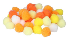 POMPOM POMPOM KREATIV 100 ST 2 CM FÄRGGLADA