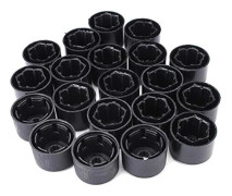 【NX】20 Wheel Nut Cap Cover 17Mm Compatible with VW Golf Mk4 Passat Audi Beetle