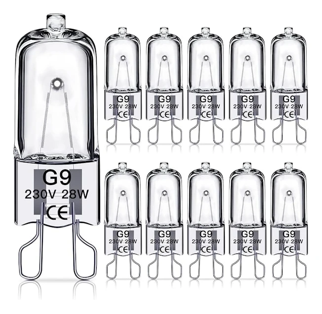Halogenlampor 28W, 230V, 10-pack