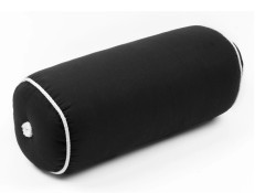 ProTecq båtdyna cylinder, 100% kapok, svart, 440x170 mm
