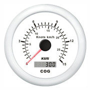 Kus GPS Logg Vit, 0-15 knop, 12/24v, Ø:85