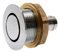 Maestrini Luftningsventil Krom Flush, 16 mm