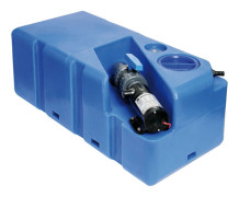 Septiktank 80l med 12v Macerator-pump 80x39x30cm