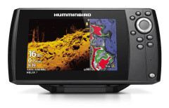 Plotter Humminbird HELIX 7 CHIRP MDI GPS G4, 7" + ekolodsgivare (CHIRP, DownScan) + obränt sjökort