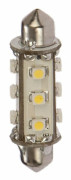 Nauticled lantern spollampa 42mm 10-30vdc 1,2/10W vit