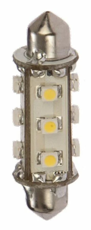 Nauticled lantern spollampa 42mm 10-30vdc 1,2/10W vit