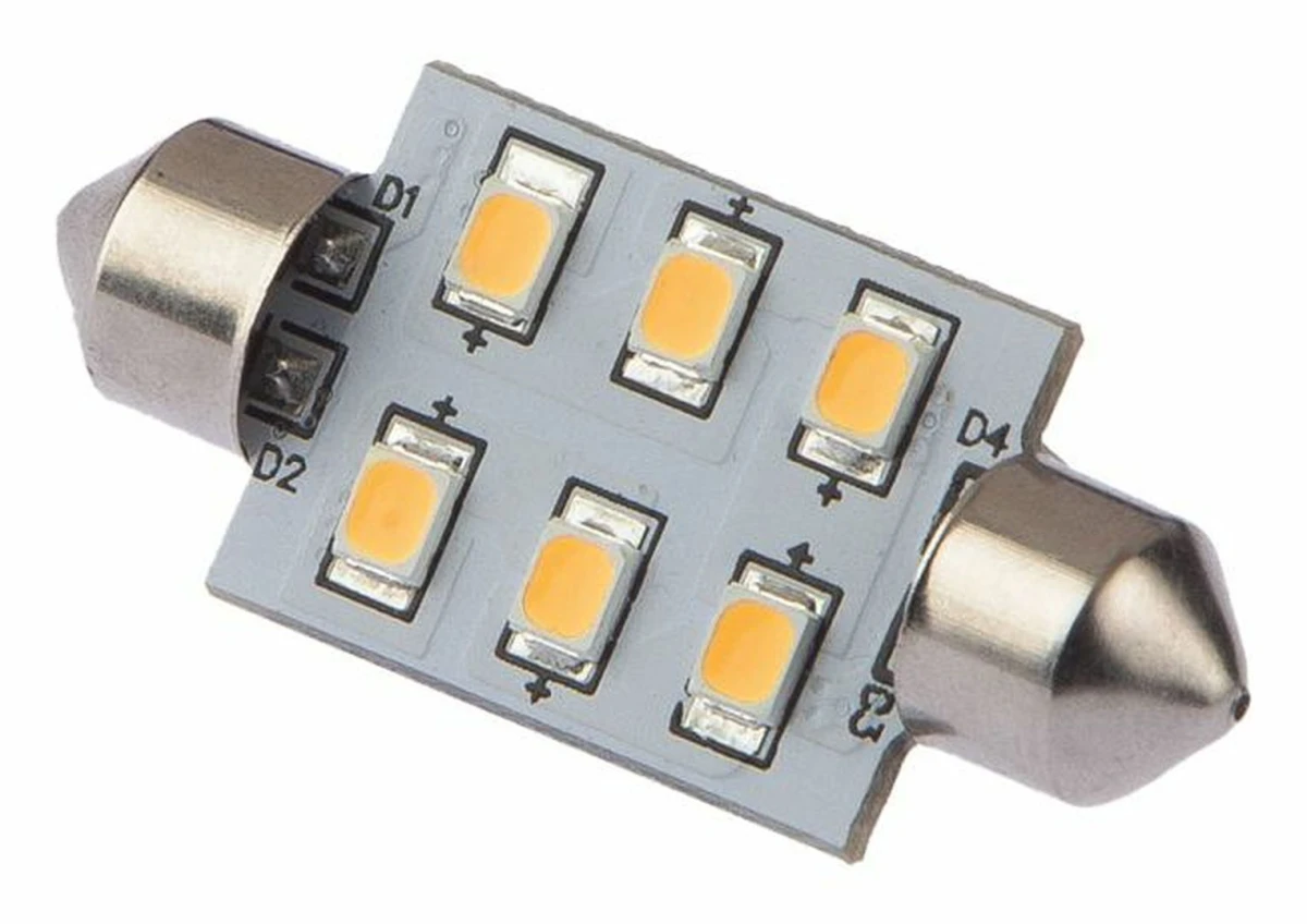 Nauticled spollampa 37mm 10-35vdc 1,2/10 W