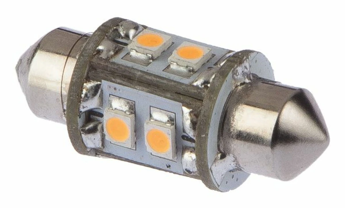 LED-lampa NauticLED, 10 - 30 V, 8 W, med vitt sken
