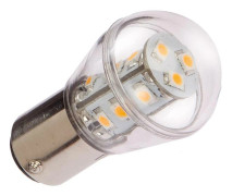 Nauticled bajonett BA15D/BA15 Ø25x48 mm 10-35vdc 1,6/15 W