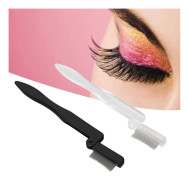 Mascara Separator För Ögonfransar Och Bryn Vikbar Skönhetsborste Med Läcksäkert Fodral Bekvämt Och Elastiskt Handtag Multifunktionell Förvaring Hållbar