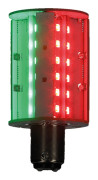 Nauticled lanternlampa BAY15D 10-35Vdc 1,2/15 W rött/grönt l