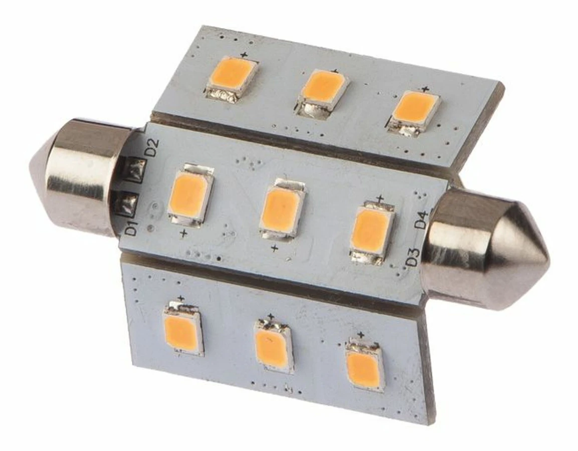 LED-lampa NauticLED, 10 - 35 V, 15 W, med vitt sken