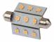 LED-lampa NauticLED, 10 - 35 V, 15 W, med vitt sken