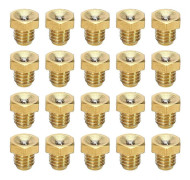 20 st M6x1mm Metrisk Hankontakt Platt Rak Smörjnippel Tillbehör för Maskinverktyg Acce